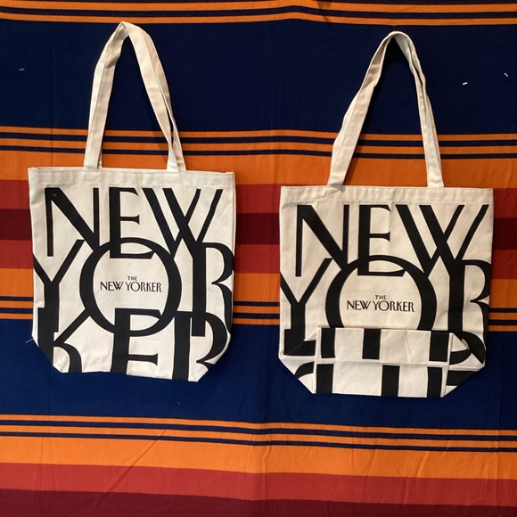 The New Yorker Canvas tote bags bundle (2) - Picture 1 of 6